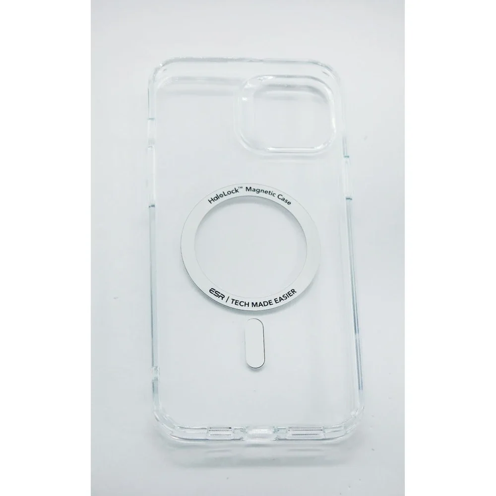 ESR Classic Hybrid Case HaloLock MagSafe iPhone 15 Plus Clear Military Grade